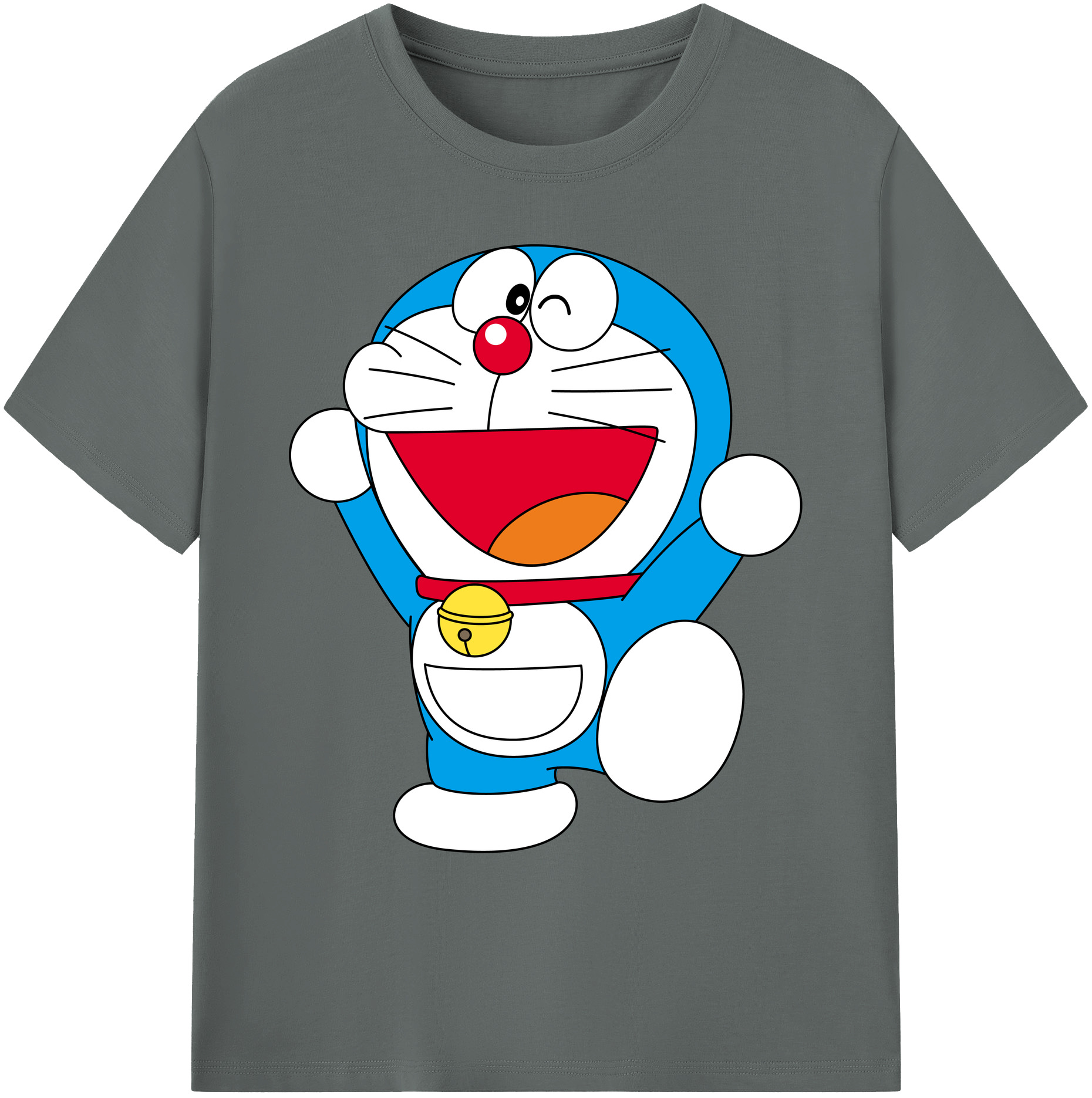 （画像用） ドラえもん Doraemon 綿100％ メンズ半袖Tシャツ｜肌触りやわらか＆通気性